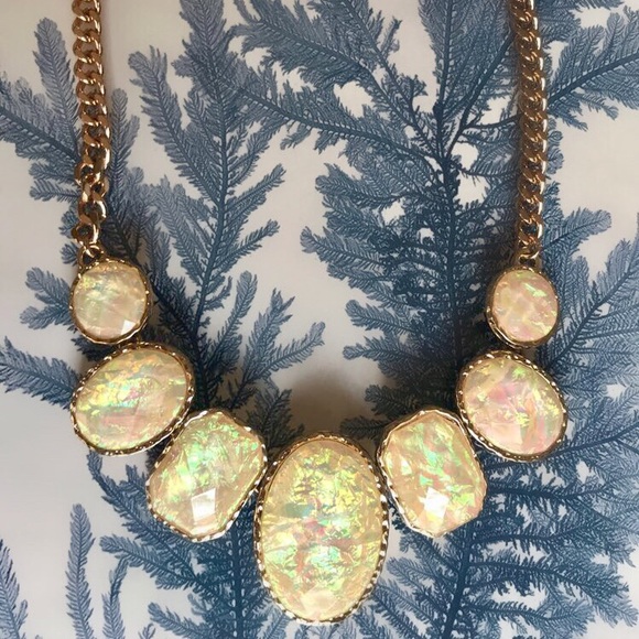 Fire Opal Statement Necklace - Picture 1 of 2